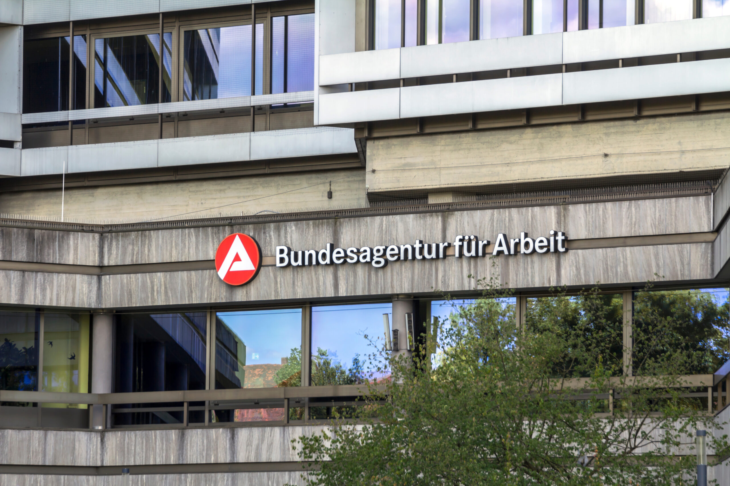 nurnberg,,germany,,aug,11,2019:,headquarters,of,the,bundesagentur,fuer,arbeit