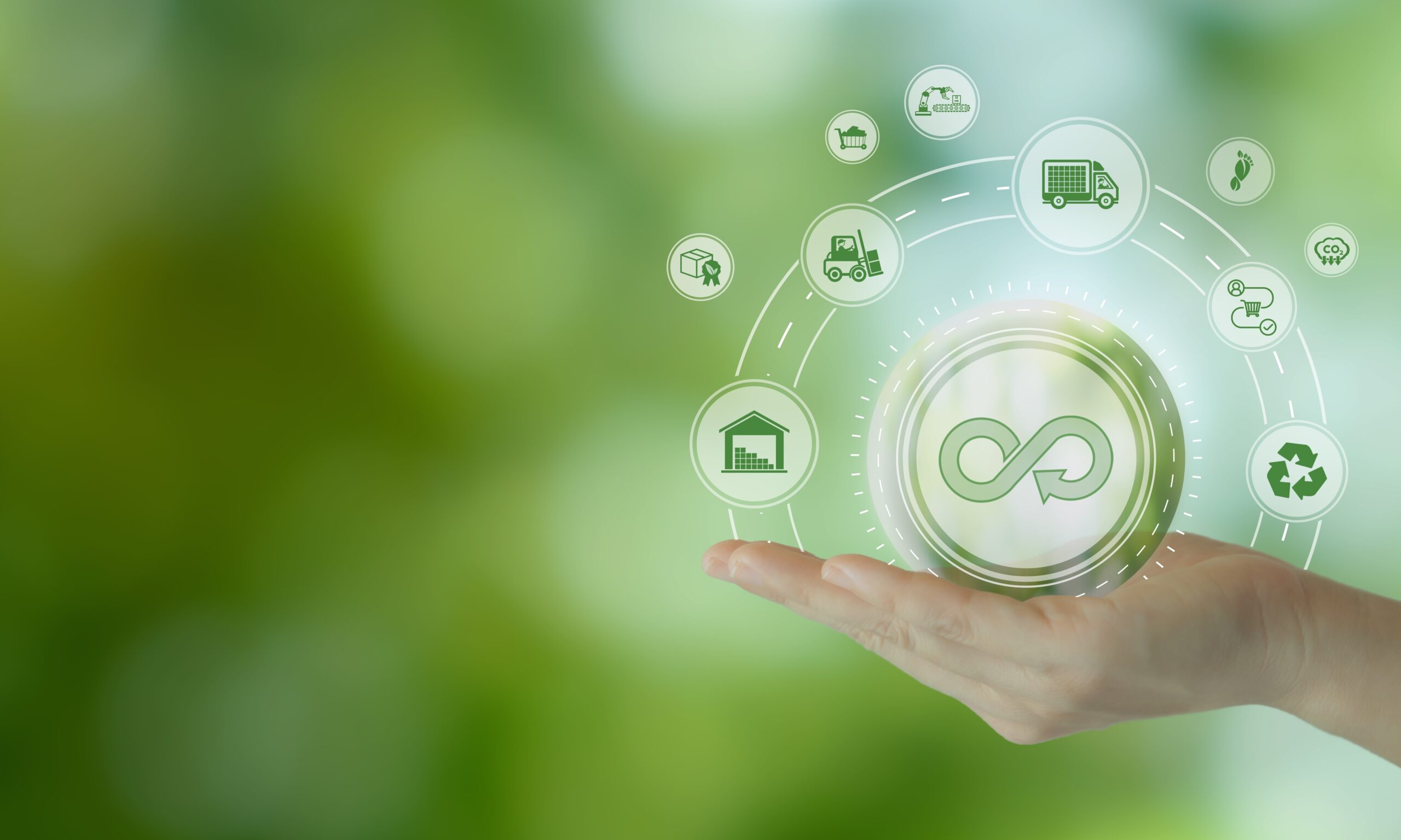 green,and,sustainable,supply,chain,concept.,integration,of,environmentally,friendly